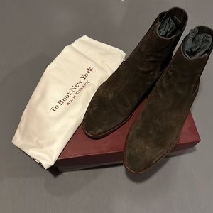 To boot New York Chelsea Brown suede Men’s boot